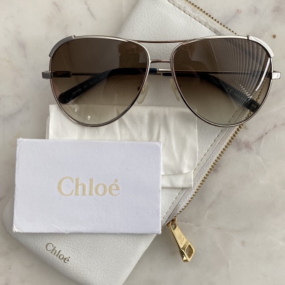 Chloe aviator sunglasses - Picture 3 of 14